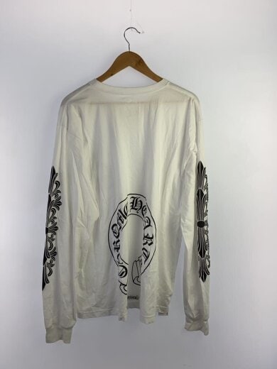 商品画像：Floral Cross Horseshoe/長袖Tシャツ/XL/コットン/WHT/総柄 2
