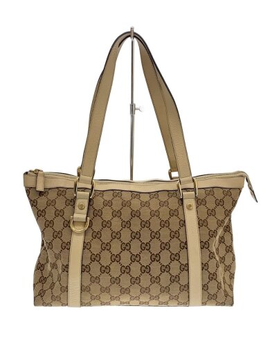 商品画像：GUCCI/トートバッグ_GGキャンバス/キャンバス/BEG 1