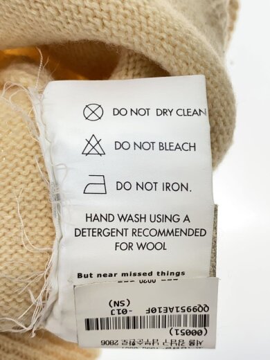 商品画像：ニット・セーター(厚手)/3/ウール/BEG/19AFWKT05WH3 4