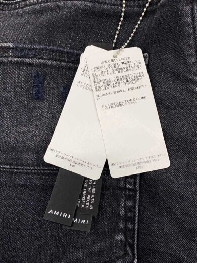 商品画像：スキニーパンツ/34/コットン/BLK 8