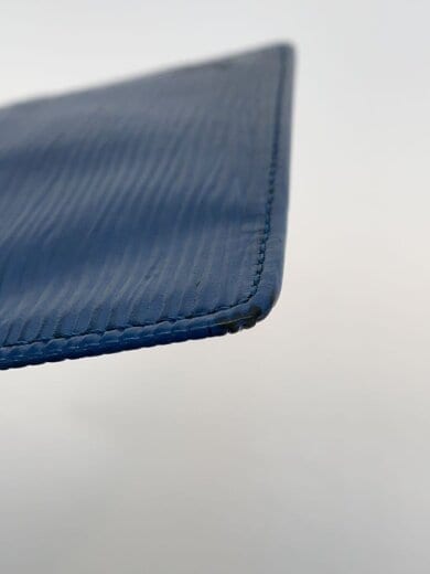 商品画像：ポシェット・クレ_エピ/レザー/BLU/レディース/汚れ、剥がれ、角スレ有 6