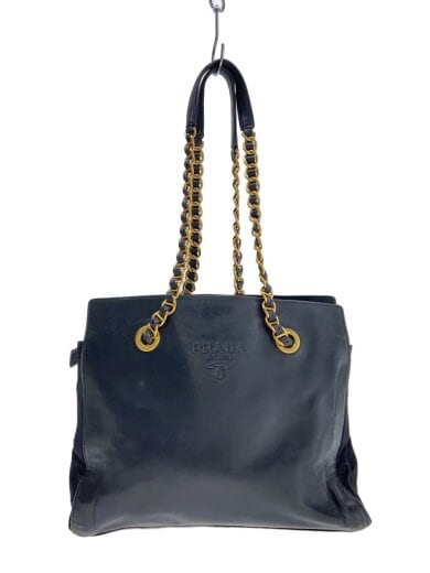 商品画像：ショルダーバッグ/レザー/BLK/無地/B4328 1