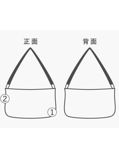 商品画像：ショルダーバッグ/レザー/BLK/無地/B4328 9