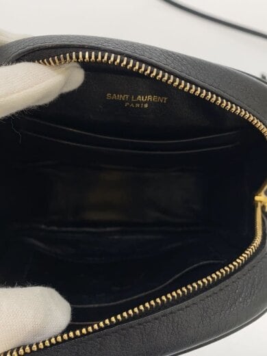 商品画像：ショルダーバッグ/レザー/BLK/PTR425317/汚れ有 6