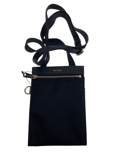 商品画像：ブランデッドウェビングスマホショルダーバッグ/--/BLK 1