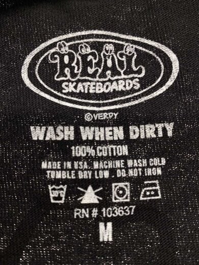 商品画像：Tシャツ/M/コットン/BLK/REAL VERDY ISHOD VISTY S/S TEE 3