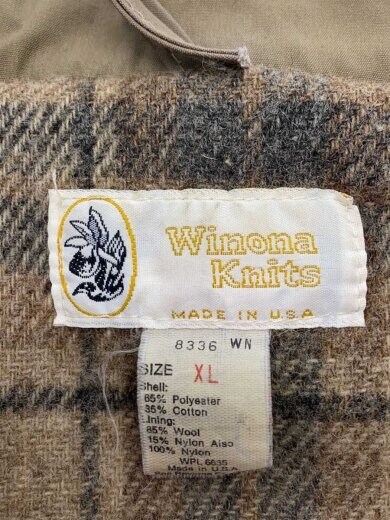 商品画像：winona knits/ジャケット/XL/コットン/BEG/無地 3