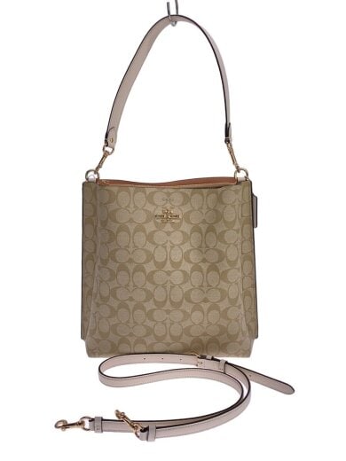 商品画像：トートバッグ/--/BEG/CA561/モリー バケットバッグ シグネチャー 1