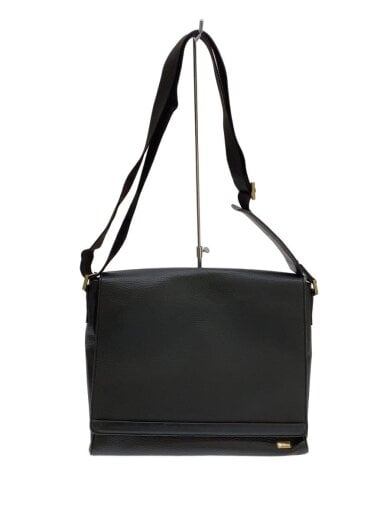 商品画像：ショルダーバッグ/レザー/擦れ、傷有/BLK 1