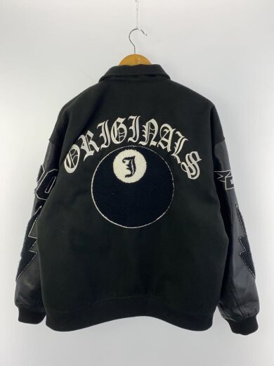 商品画像：JE-ORIGINAL TEAM JKT/スタジャン/M/ポリエステル/BLK/133069 2