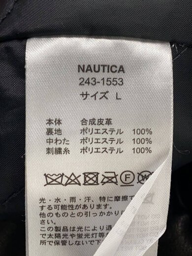 商品画像：レザージャケット・ブルゾン/L/フェイクレザー/BLK/243-1553 4