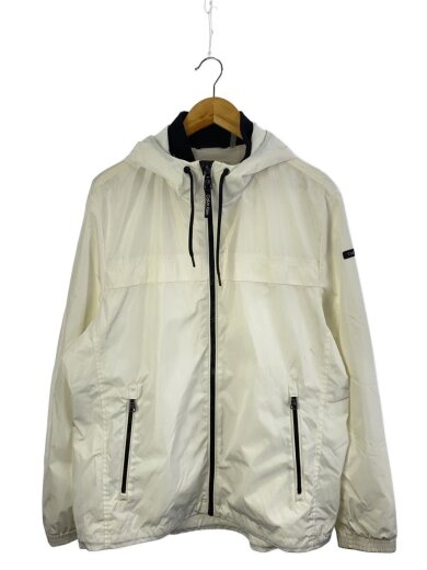 商品画像：ジャケット/L/ナイロン/WHT/無地 1