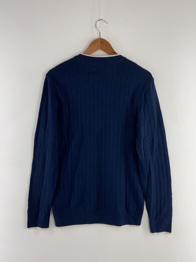 商品画像：ニット・セーター(薄手)/L/コットン/NVY/JP1193/Vネックセーター/カシミア混 2