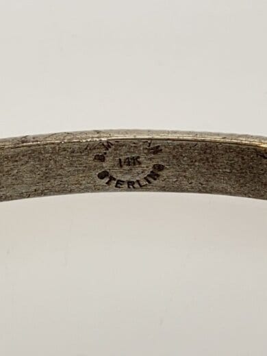 商品画像：Bruce Morgan/ブルースモーガン チゼルワーク/バングル/SV925/SLV/メンズ 2