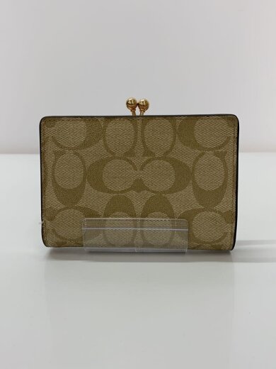 商品画像：2つ折り財布/PVC/BEG/レディース 2