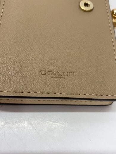 商品画像：2つ折り財布/PVC/BEG/レディース 3