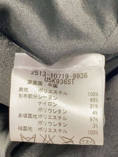 商品画像：ジャケット/S/ポリエステル/BLK 4