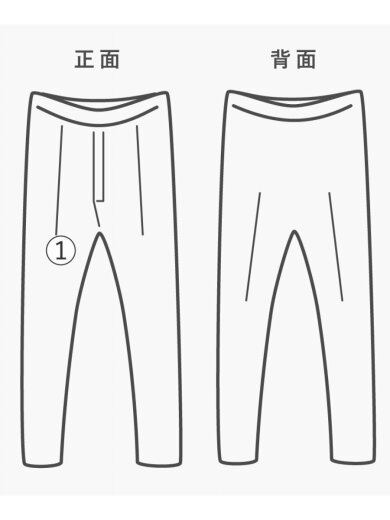 商品画像：Presente/ボトム/L/ナイロン/GRY 8