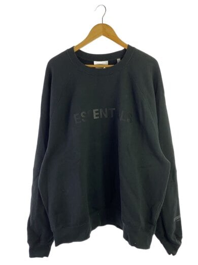 商品画像：スウェット/XL/コットン/BLK/CREW NECK SWEATSHIRT 1