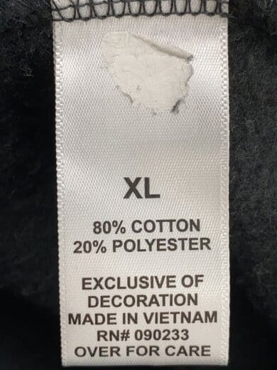 商品画像：スウェット/XL/コットン/BLK/CREW NECK SWEATSHIRT 5