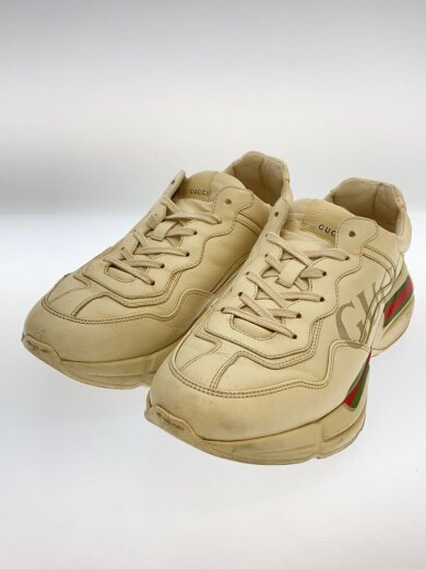 商品画像：ローカットスニーカー/US8/IVO/レザー/ライトン/汚れ有 2