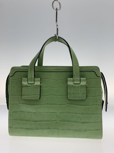 商品画像：ハンドバッグ/レザー/GRN/型押し/ショルダー欠品 3