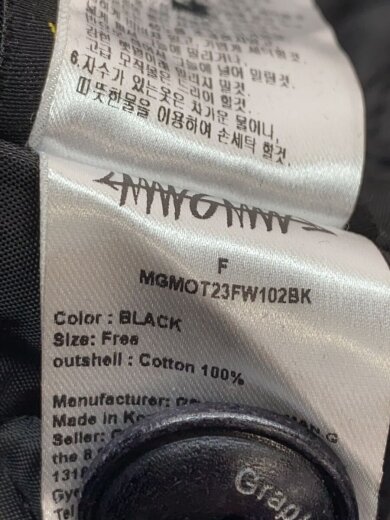 商品画像：コート/FREE/コットン/BLK/MGMOT23FW102BK 4