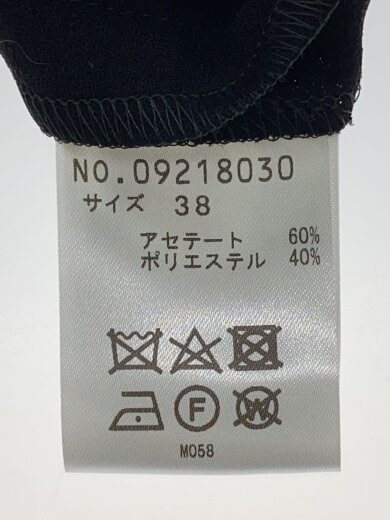 商品画像：7分袖ワンピース/38/--/BLK/09218030// 4