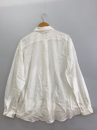 商品画像：長袖シャツ/XL/コットン/WHT/無地/10156/染み汚れ有り/状態考慮// 2