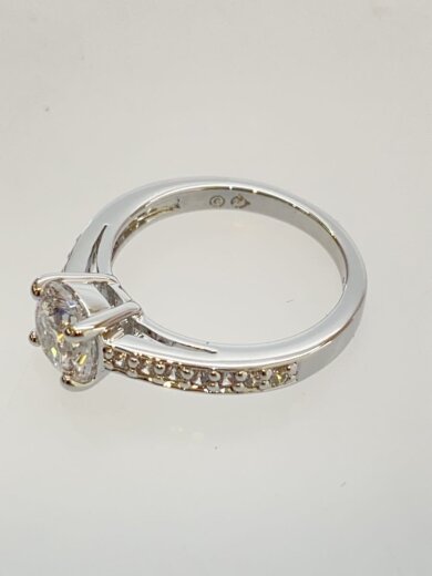 商品画像：リング/8号/スワロフスキー/SLV/レディース 4