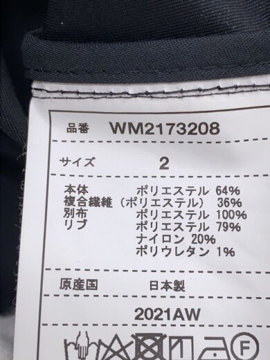 商品画像：ジャケット/2/ポリエステル/BLK/WM2173208/STRETCHED TWILLED JACKET// 4