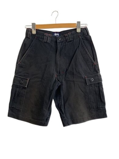 商品画像：ショートパンツ/30/コットン/BLK/退色有/USA製/カーゴ// 1