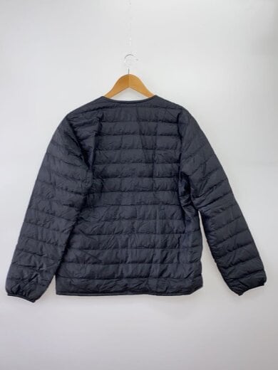 商品画像：スペリオダウン ラウンドネックジャケット/L/ナイロン/BLK/無地 2