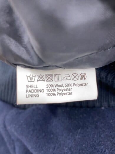 商品画像：スタジャン/L/ウール/NVY// 4