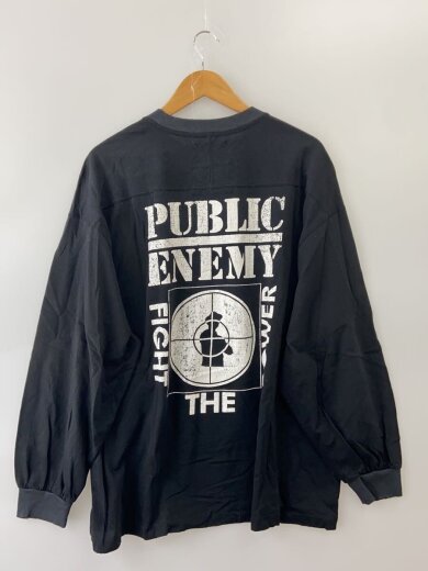 商品画像：長袖Tシャツ/1/コットン/BLK// 2