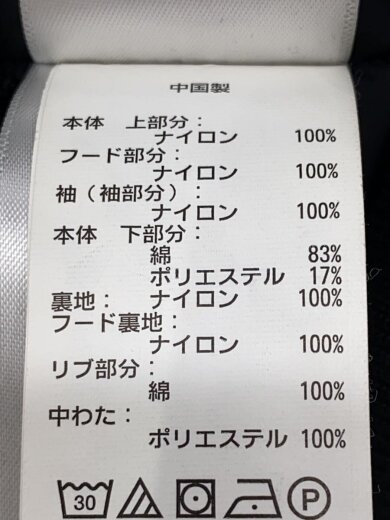 商品画像：ジャケット/XS/ナイロン/BLK// 4