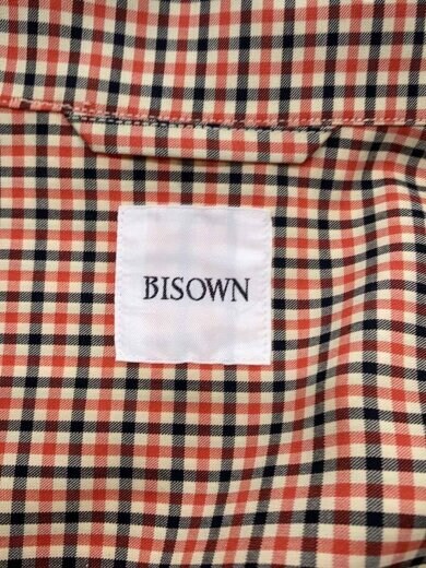 商品画像：BISOWN/ネルシャツ/3/コットン/ORN/チェック/26s-BIS-SH22Y 3