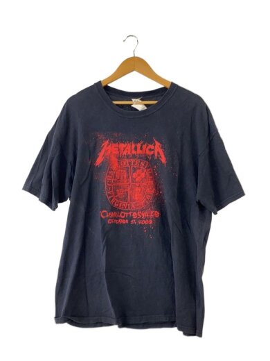 商品画像：Tシャツ/XL/コットン/BLK/メタリカ/2009年10月17日// 1