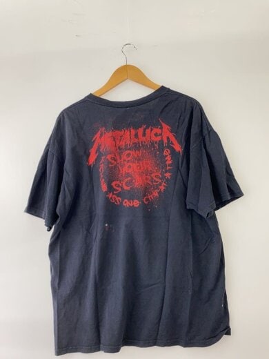 商品画像：Tシャツ/XL/コットン/BLK/メタリカ/2009年10月17日// 2