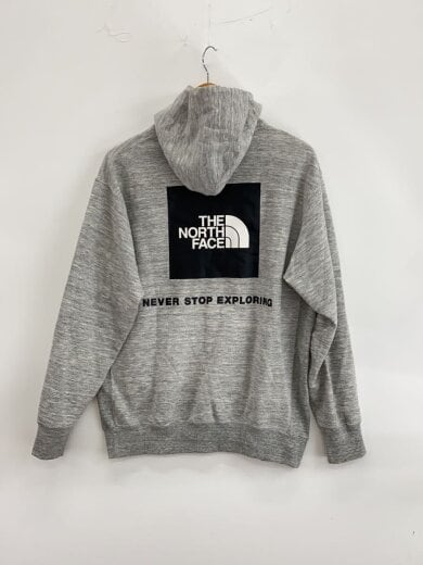 商品画像：BACK SQUARE LOGO HOODIE_バックスクエアロゴフーディ/L/ポリエステル/GRY 2