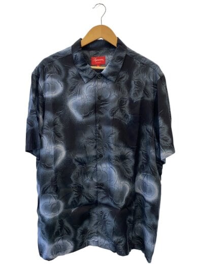 商品画像：半袖シャツ/XL/レーヨン/BLK/総柄/23SS Cherries S/S Shirt/シワ有// 1