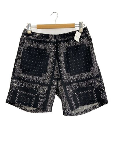 商品画像：ALOHA VENT SHORT_アロハベントショーツ/XL/ポリエステル/BLK/ペーズリー 1