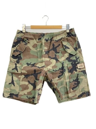 商品画像：カーゴショートパンツ/L/コットン/GRN/カモフラ 1