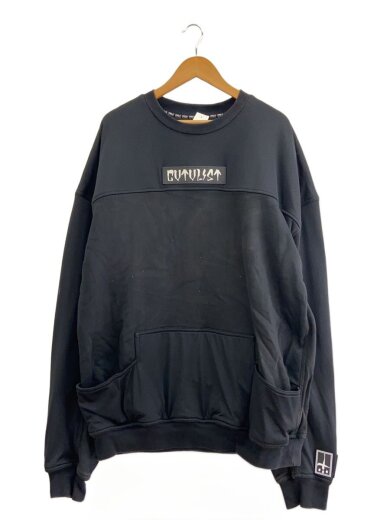 商品画像：メッシュドッキングスウェット/2/コットン/BLK/2301080308 1