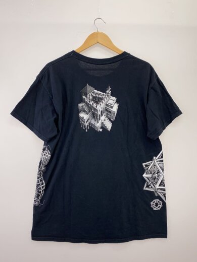 商品画像：Tシャツ/L/コットン/BLK/M.C.Escher/騙し絵/着用感あり// 2