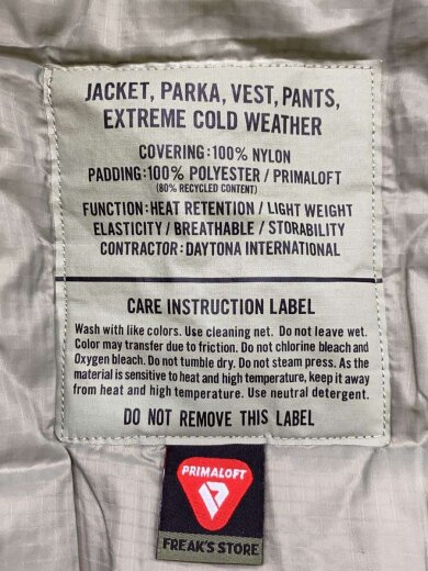 商品画像：PRIMALOFT JACKET/ドローコード伸び有/M/ポリエステル/KHK/223-1516 3