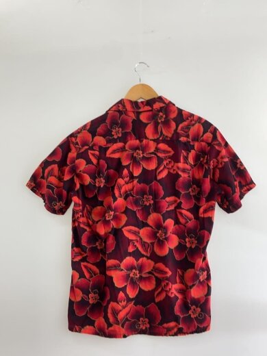 商品画像：アロハシャツ/M/コットン/RED/花柄/60s/コットンアロハ// 2