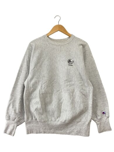 商品画像：スウェット/L/コットン/GRY/REVERSE WEAVE/USA製/刺繍トリコ/90s/UNUM// 1