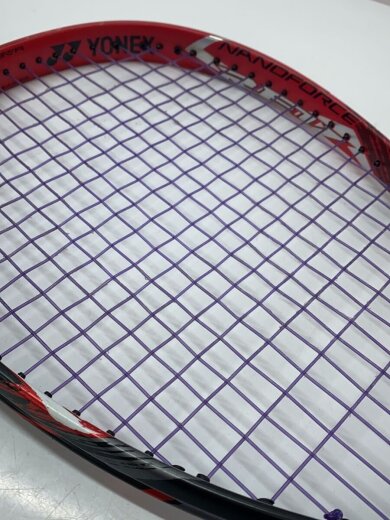 商品画像：テニスラケット/軟式ラケット/RED/NANOFORCE 8V REVOLUTION/グリップ劣化// 6