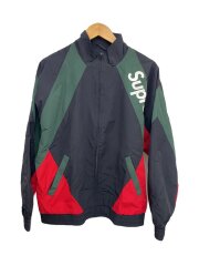 20SS/Paneled Track Jacket/ナイロンジャケット/M/ナイロン/BLK